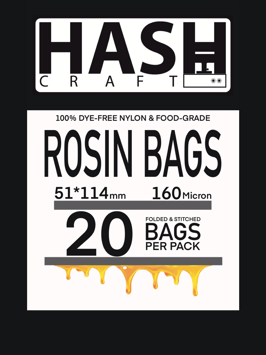 HashCraft Rosin Bags 160 Micron