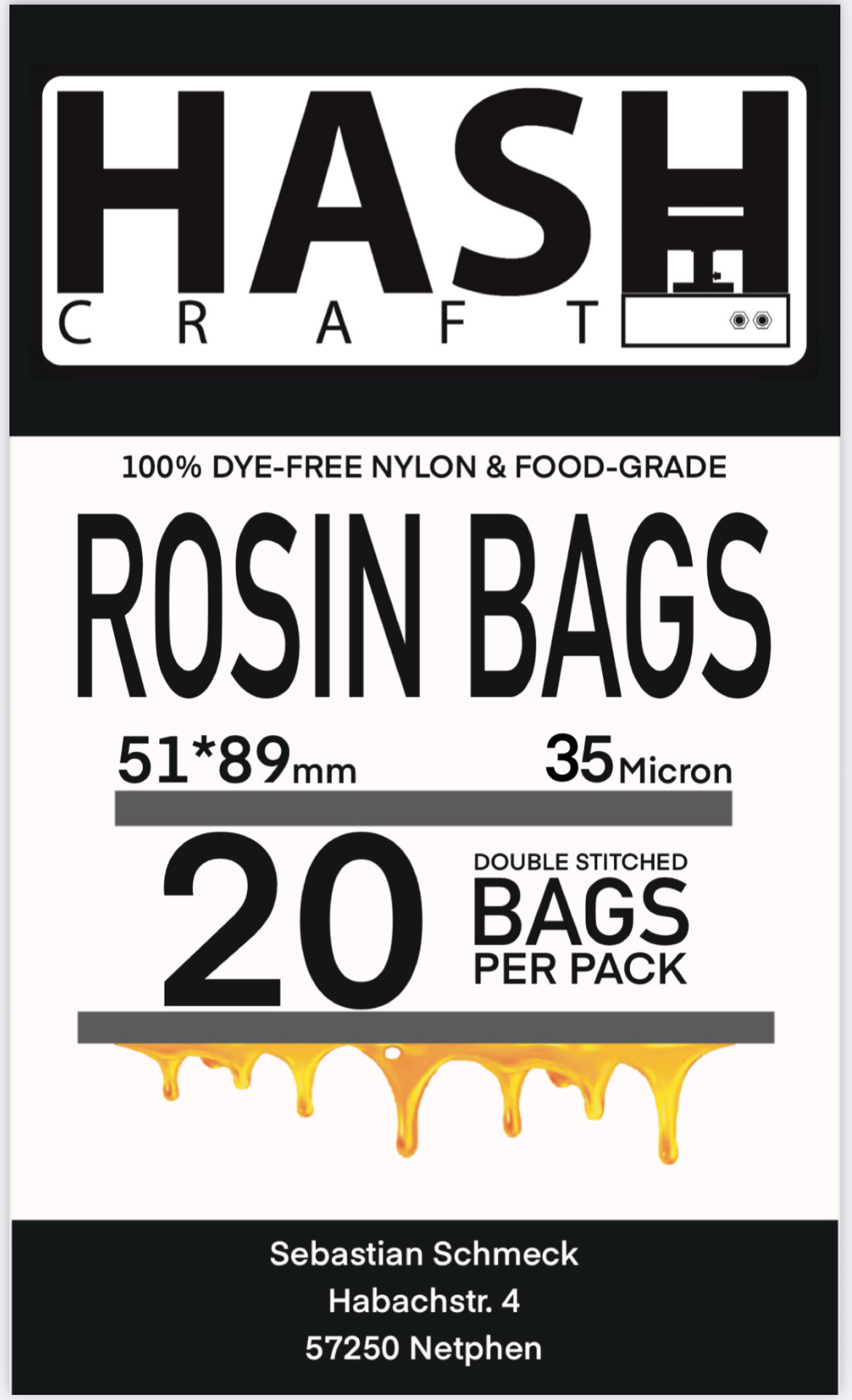 HashCraft Rosin Bags