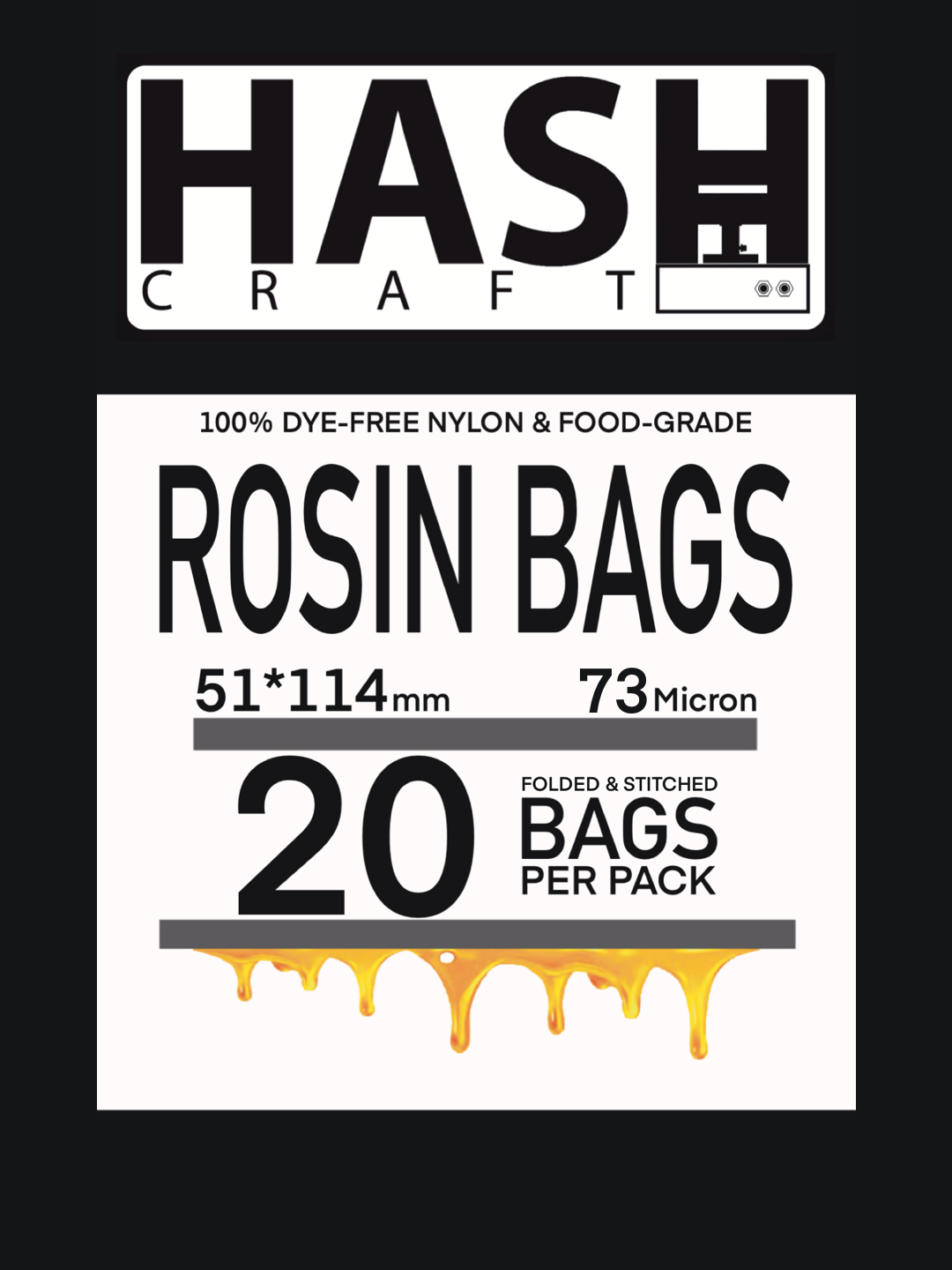 HashCraft Rosin Bags 73 Micron