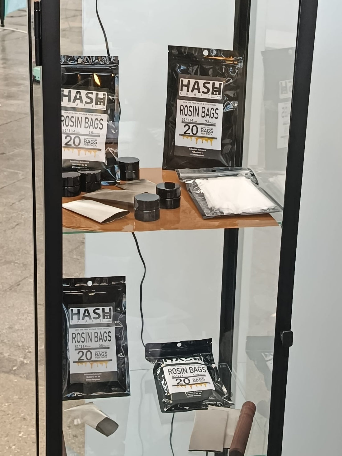 Neue Hashcraft Rosin Bags in 70 × 160 mm für größere Rosin-Pressen.