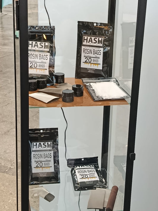 Neue Hashcraft Rosin Bags in 70 × 160 mm für größere Rosin-Pressen.