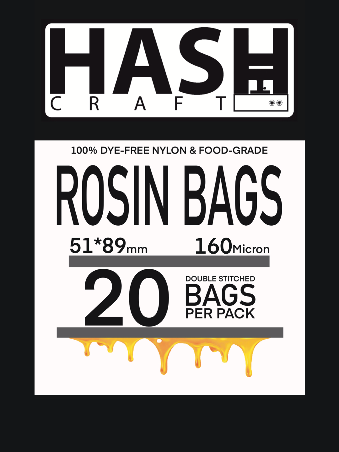 HashCraft Rosin Bags 160 Micron