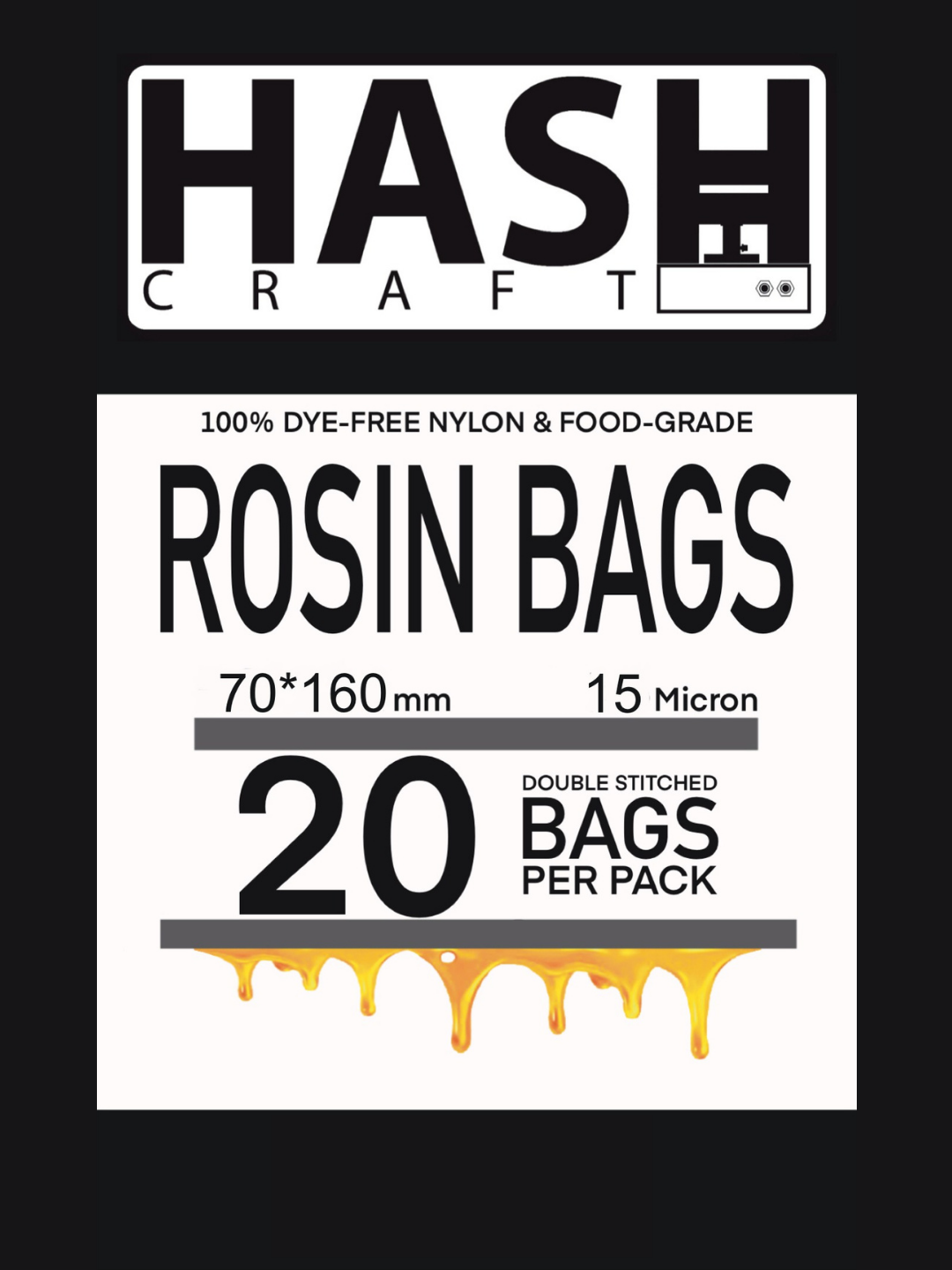 HashCraft Rosin Bags 15 Micron