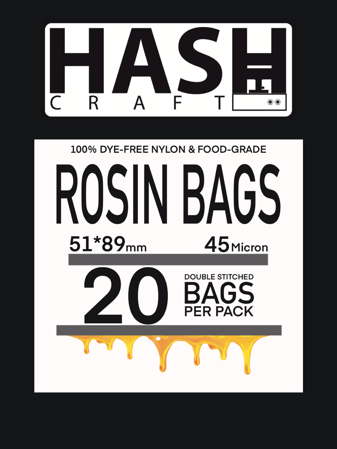 HashCraft Rosin Bags 45 Micron